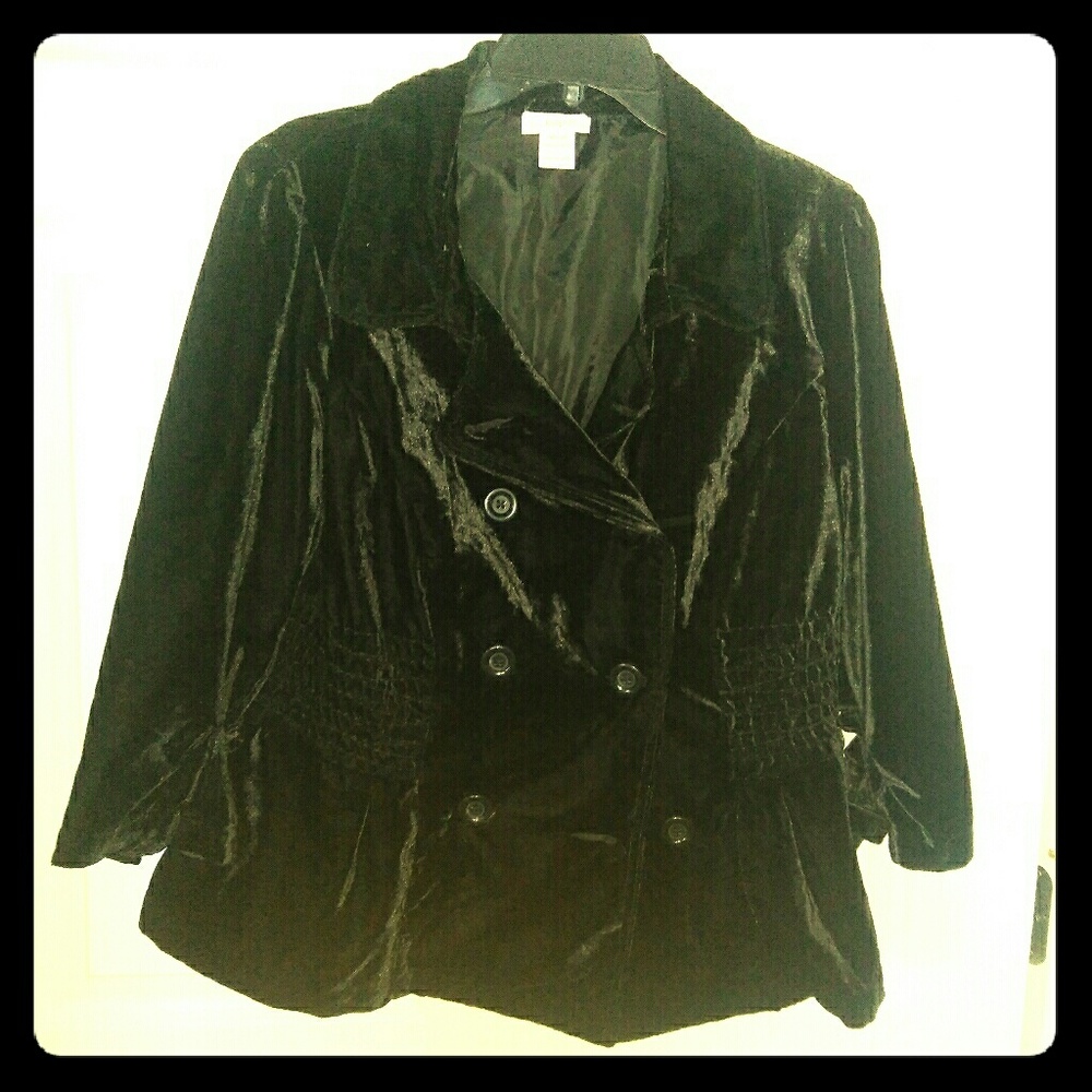 Velvet dressy/stylish jacket